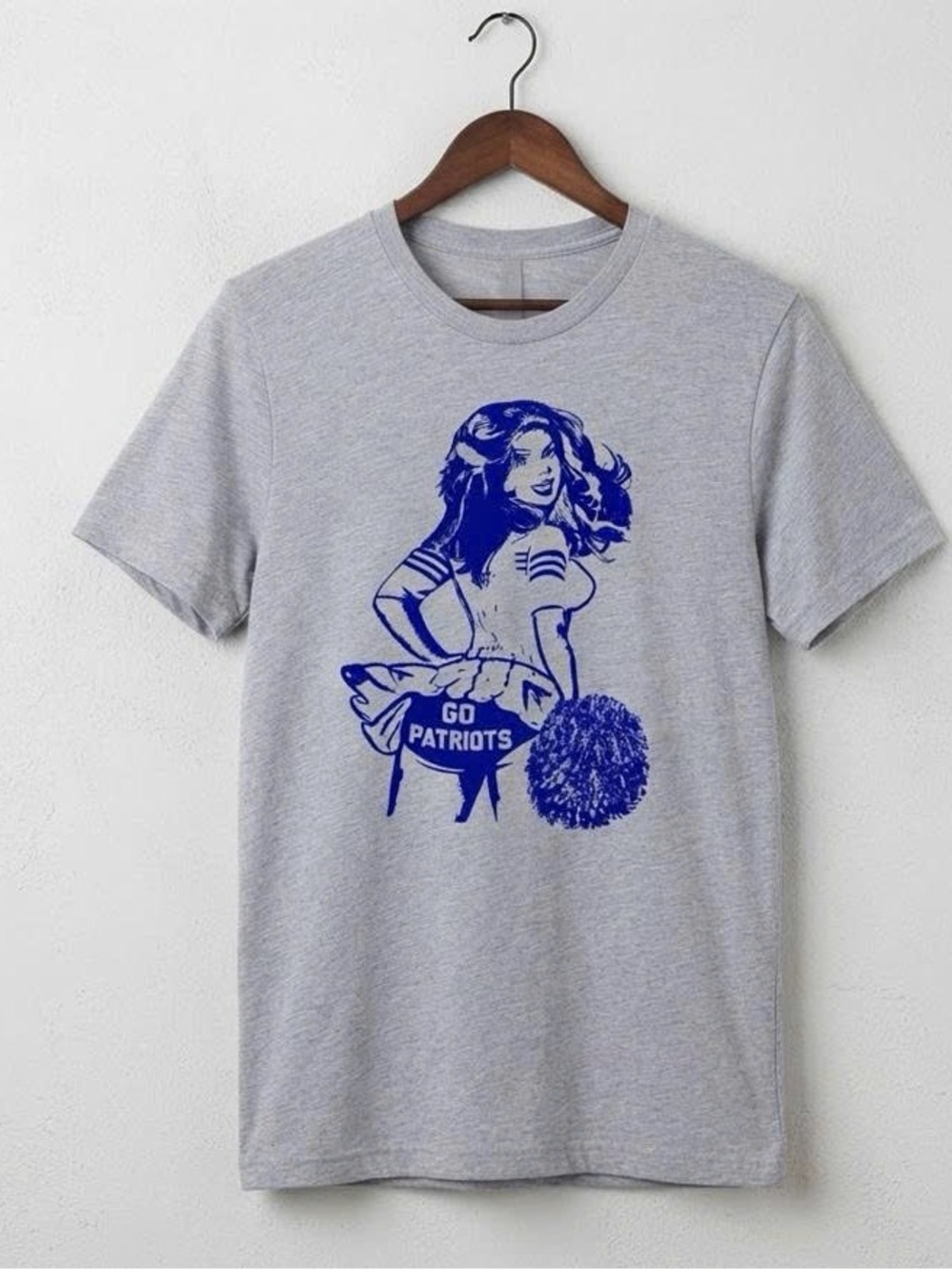 Football cheerleader graphic tee, game day shirt